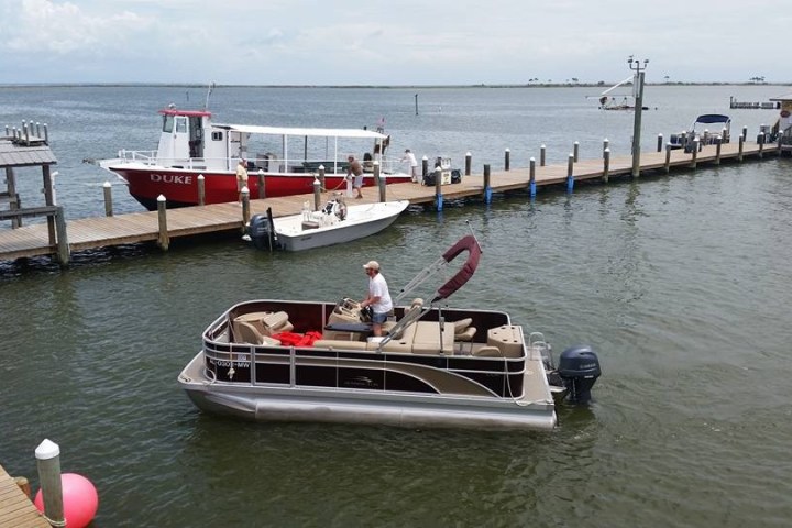 a small boat in a body of water