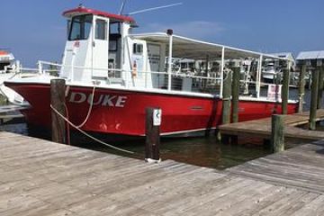 a boat parked at a dock