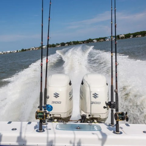 a boat on a body of water